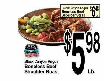 Super Saver Black Canyon Angus Boneless Beef Shoulder Roast offer