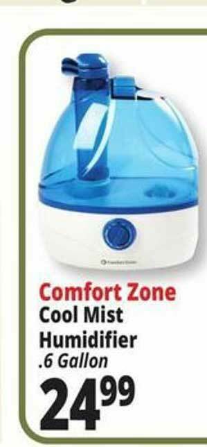 Ocean State Job Lot Comfort Zone Cool Mist Humidifier offer
