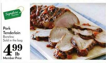 Pavilions Pork Tenderloin offer