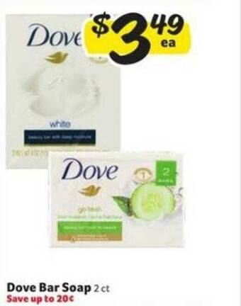 Winn Dixie Dove Bar Soap offer