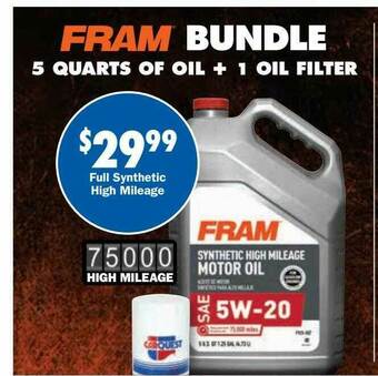 Carquest Full Synthetic High Mileage offer