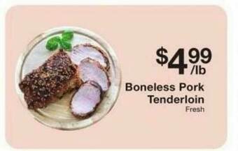 Fairway Store Market Boneless Pork Tenderloin offer