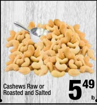Super King Markets Cashews Raw Or Roasted And Salted offer