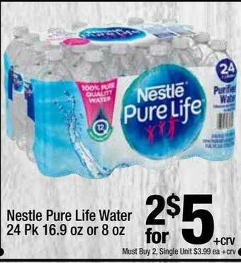 Super King Markets Nestle Pure Life Water offer
