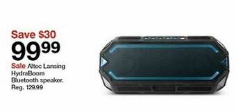 Target Altec Lansing Hydraboom Bluetooth Speaker offer