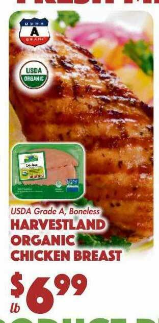 The Food Emporium Harvestland Organic Chicken Breast offer