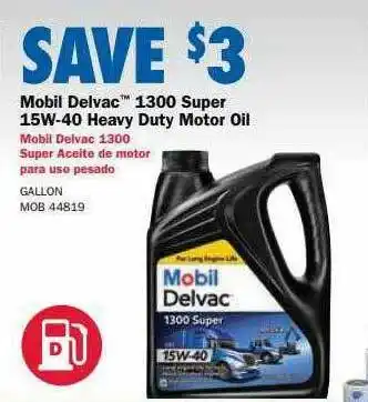 Carquest Mobil Delvac 1300 Super 15w-40 Heavy Duty Motor Oil offer