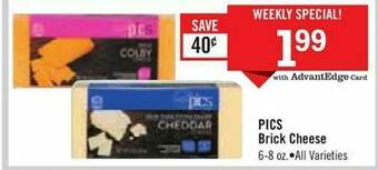 Price Chopper Pics Brick Cheese offer