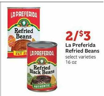 Fareway La Preferida Refried Beans offer