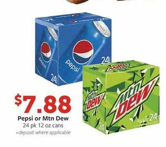 Fareway Pepsi Or Mtn Dew offer