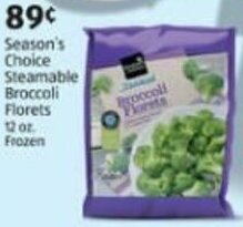 Aldi Season's Choice Steamable Broccoli Florets offer