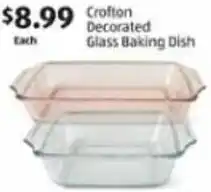 Aldi Crofton Decorated Glass Baking Dish offer