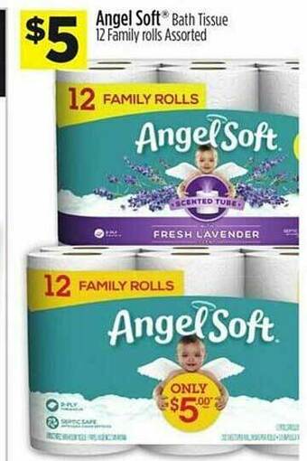 Dollar General Angel Soft Bath Tissue offer