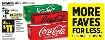 Dollar General Coca-cola Or Sprite offer