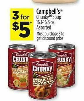 Dollar General Campbell's Chunky Soup offer