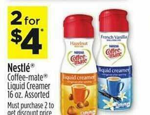 Dollar General Nestlé Coffee-mate Liquid Creamer offer