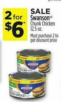 Dollar General Swanson Chunk Chicken offer