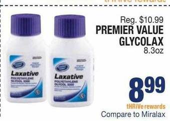 Kinney Drugs Premier Value Glycolax offer