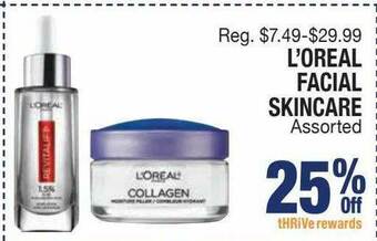 Kinney Drugs L'oreal Facial Skincare offer
