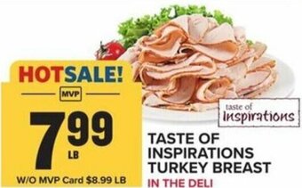 Food Lion Taste Of Inspirations Turkey Breast offer