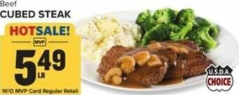 Food Lion Beef Cubed Steak offer