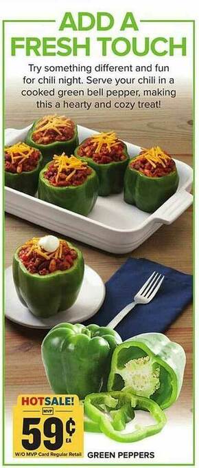 Food Lion Green Peppers offer