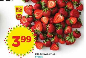 Food 4 Less 2 Lb Strawberries offer