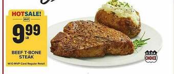 Food Lion Beef T-bone Steak offer
