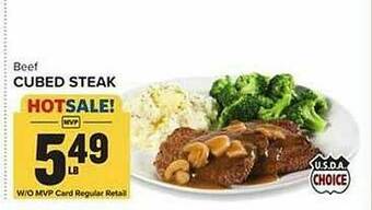 Food Lion Beef Cubed Steak offer