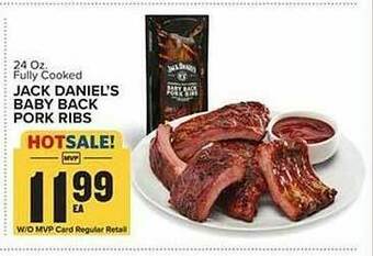 Food Lion Jack Daniel's Baby Back Pork Ribs offer
