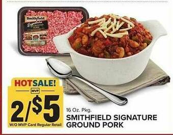 Food Lion Smithfield Signature Ground Pork offer