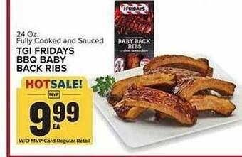 Food Lion Tgi Fridays Bbq Baby Back Ribs offer