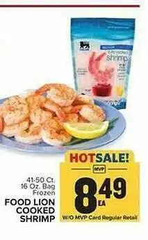 Food Lion Frozen Food Lion Cooked Shrimp offer