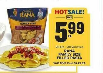 Food Lion Rana Family Size Filled Pasta offer