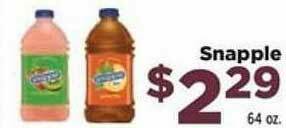 Food Town Store Snapple offer