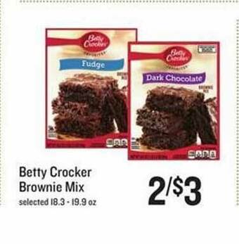 Lowes Foods Betty Crocker Brownie Mix offer