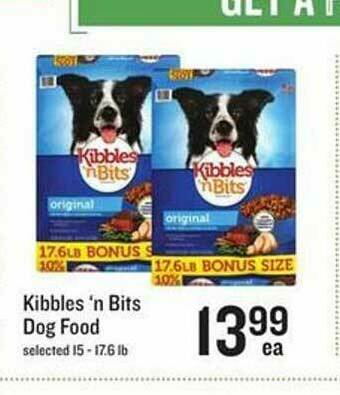 Lowes Foods Kibbles N Bits Dog Food offer