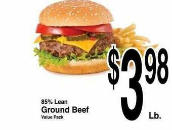 Super Saver 85% Lean Ground Beef offer