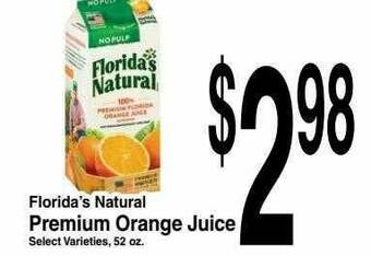 Super Saver Premium Orange Juice offer