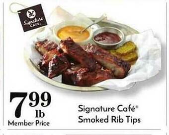 Pavilions Signature Café Smoked Rib Tips offer