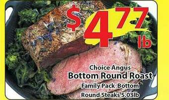 Wholesale Food Outlet Bottom Round Roast offer