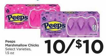 Food 4 Less Peeps Marshmallow Chicks Select Varieties offer