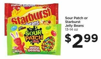 Food 4 Less Sour Patch Or Starburst Jelly Beans offer