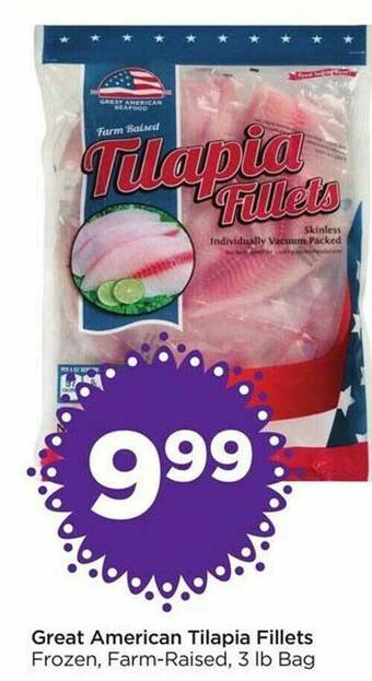Food 4 Less Great American Tilapia Fillets offer