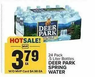 Food Lion 24 Pack Deer Park Spring Water offer