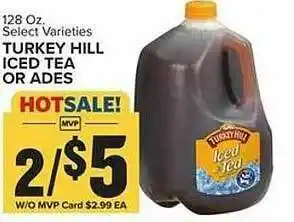 Food Lion Select Varieties Turkey Hill Iced Tea Or Ades offer