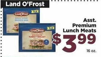 Food Town Store Asst. Premium Lunch Meats offer