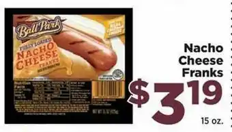 Food Town Store Nacho Cheese Franks offer