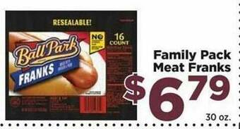 Food Town Store Family Pack Meat Franks offer