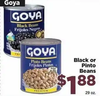 Food Town Store Black Or Pinto Beans Goya offer
